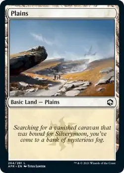 Plains (264) Near Mint 264 Adventures in the Forgotten Realms Foil - Image 1