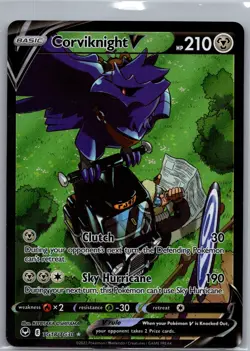Corviknight V TG18/TG30 Trainer Gallery - Silver Tempest - Pokemon Card - NM - Image 1