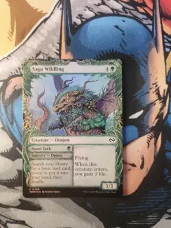 Sagu Wildling (Showcase) FOIL TDM Tarkir: Dragonstorm NM - Image 2
