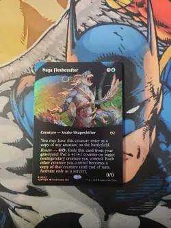 MTG Mint Singles - Naga Fleshcrafter 0333 | TDM | Foil | Borderless - Image 1