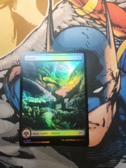 MTG Mint Singles - Forest 0276 | TDM | Foil | Borderless - Image 1