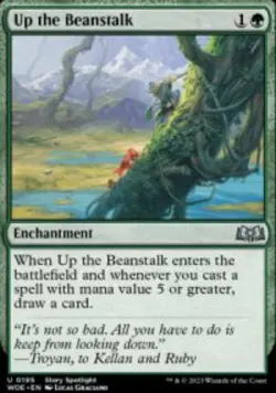 Up the Beanstalk Wilds of Eldraine (WOE) 195 MTG Regular - Image 1