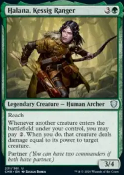 Halana, Kessig Ranger Commander Legends (CMR) 231 MTG Regular - Image 1