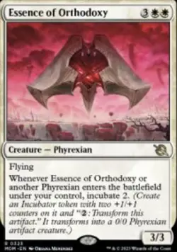 Essence of Orthodoxy March of the Machine (MOM) 323 MTG Foil - Image 1
