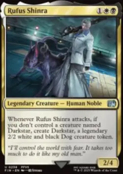 Rufus Shinra Final Fantasy (FIN) 238 MTG Foil NM - Image 1