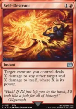 Self-Destruct Final Fantasy (FIN) 157 MTG Foil NM - Image 1