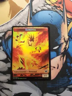 MAGIC THE GATHERING MTG - ELEMENTAL SOLDIER TOKEN FOIL (DOUBLE MASTERS 2022) - Image 1