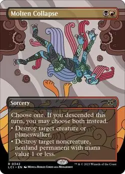 Molten Collapse (Borderless) NM Foil Rare 342 - Image 1