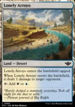 Lonely Arroyo Outlaws of Thunder Junction (OTJ) 260 MTG Foil - Image 1
