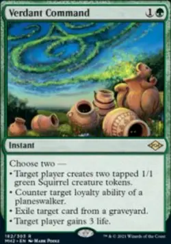 Verdant Command Modern Horizons 2 (MH2) 182 MTG Foil - Image 1