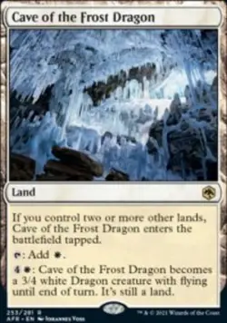 Cave of the Frost Dragon Adventures in the Forgotten Realms 253 MTG Regular - Image 1