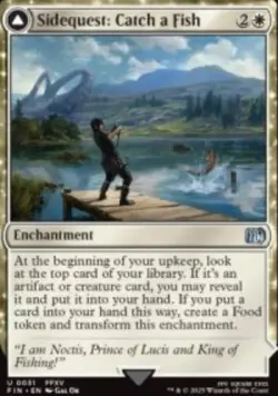 Sidequest: Catch a Fish // Cooking Campsite (FIN) 31 MTG Regular NM - Image 1
