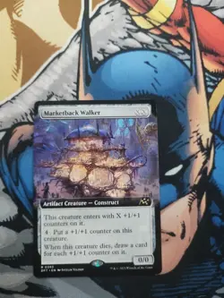 Marketback Walker Extended Art Aetherdrift NM MTG - Image 1