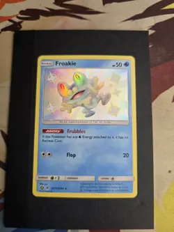 Pokemon Card Froakie SV11/SV94 Shiny Holo Rare Hidden Fates Shiny Vault - Image 1