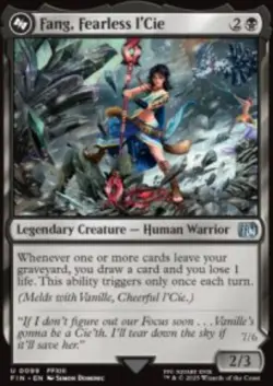 Fang, Fearless l'Cie Final Fantasy (FIN) 99 MTG Foil NM - Image 1