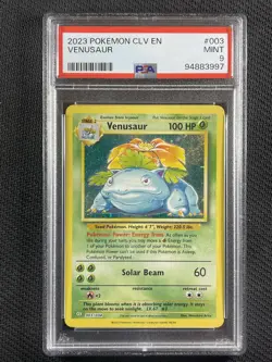 Pokemon Cards PSA 9 Mint Venusaur CLV Trading Card Classic Collection Swsh 003 - Image 1