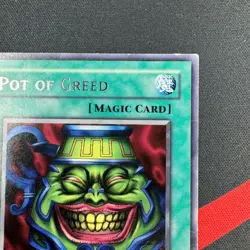 Yu-Gi-Oh! Pot of Greed LOB-119 1st Edition Rare Asian English MP VG - Image 3