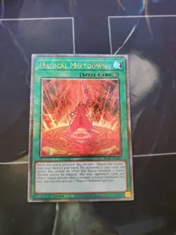 MAGICAL MELTDOWN QUARTER CENTURY SECRET RARE RA04-EN280 YUGIOH! - Image 1