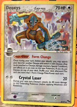 Deoxys (Delta Species) 2/17 POP Series 4 Holo - Excellent Lightly Played - Image 1