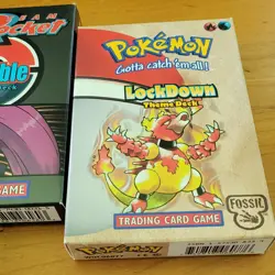 Pokemon WOTC Theme Deck Box Lot Lightning Bug Trouble Lockdown NO CARDS - Image 3