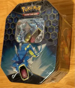 Pokemon Hidden Fates Gyarados GX Metal Tin 2019 60ct Standard Card Case - Image 2