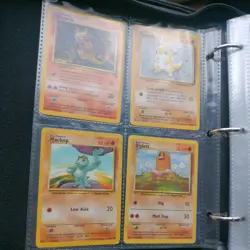 Old Vintage Wotc Pokemon Tcg Binder Bundle Joblot X111 Cards No Duplicates - Image 4