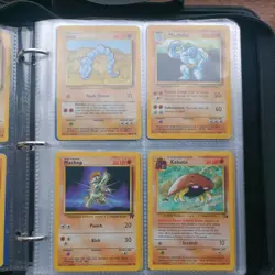 Old Vintage Wotc Pokemon Tcg Binder Bundle Joblot X111 Cards No Duplicates - Image 5