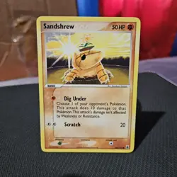 Sandshrew Pokemon TCG EX Delta Species Common Card #82/113 - Image 1
