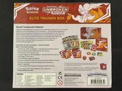 Pokemon Card Factory Sealed ETB Unbroken Bonds S&M Ultra Rare - Image 2