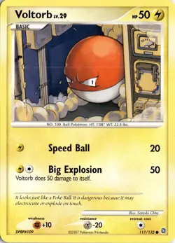 Voltorb 117/132 Secret Wonders Pokemon Card TCG - Image 1