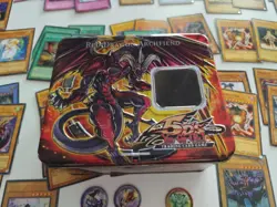Yu-GI-OH 2008 Red Dragon Archfiend Collectors Tin + Vintage Old Cards Bulk Lot - Image 2