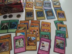 Yu-GI-OH 2008 Red Dragon Archfiend Collectors Tin + Vintage Old Cards Bulk Lot - Image 4