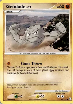 Geodude 84/123 Mysterious Treasures Pokemon Card TCG - Image 1
