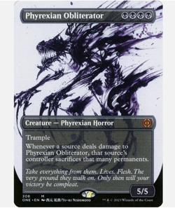 MTG Phyrexian Obliterator Showcase - Phyrexia: All Will Be One #308 - Image 1
