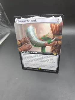 Magic the Gathering LoTR #R0378 Horn of the Mark Bordeless Rare Regular LP - Image 3
