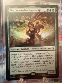 MTG Foil - The Unbeatable Squirrel Girl - Marvel Super Heroes (MSH) #193 MTG - Image 1