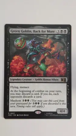 Green Goblin, Back for More 657 Commander: Marvel Super Heroes MTG - Image 1