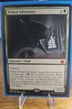 MTG Primal Adversary Innistrad: Midnight Hunt 194/277 Regular Mythic - Image 1
