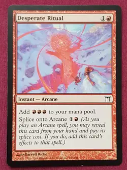 Magic The Gathering CHAMPIONS OF KAMIGAWA DESPERATE RITUAL red card MTG - Image 1