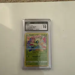 CGC 10 GEM MINT Celebi 009/185 Vivid Voltage Amazing Rare Holo Pokemon Card - Image 1