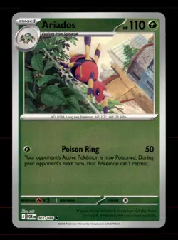 Ariados 002/088 Common Perfect Order Pokemon Reverse Holo Near Mint - Image 1