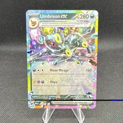 Pokemon TCG Umbreon ex 060/131 SV Prismatic Evolutions Holo ENG 280 HP - Image 1