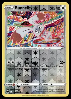 BUNNELBY 150/189 COMMON DARKNESS ABLAZE POKEMON - Image 1