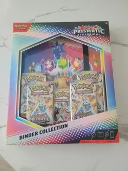 POKEMON TCG SCARLET & VIOLET PRISMATIC EVOLUTIONS BINDER COLLECTION *SEALED* - Image 1