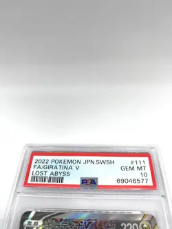 Carta Pokemon Giratina V 111/100 S11 set Lost Abyss Holo Japanese PSA 10 GEM MT - Image 3