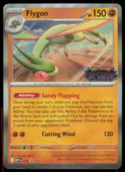 Flygon (Prerelease) 016 Holo Promo ME: Mega Evolution Promo Pokemon Near Mint - Image 1