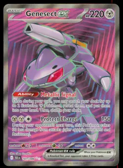 Genesect ex 161/086 Holo Ultra Rare Black Bolt Pokemon Near Mint - Image 1