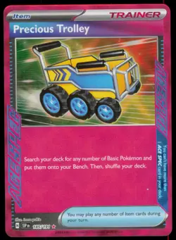 Precious Trolley 185/191 ACE SPEC Rare Surging Sparks Pokemon Holo Near Mint - Image 1