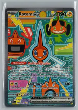 Rotom ex 126/094 spanis* Illustration Rare Phantasmal Flames Pokemon Holo NM - Image 1