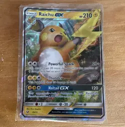 The Pokemon Company Raichu GX 29/73 Shining Legends Ultra Rare Holo 210 HP - Image 1